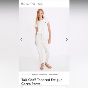 Madewell Griff Tapered Fatigue Cargo Pants. Size 27 like new!